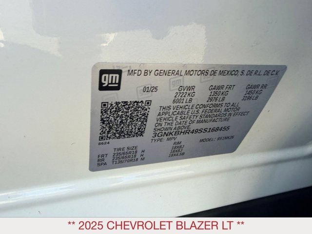 Used 2025 Chevrolet Blazer LT AWD/4WD image 20