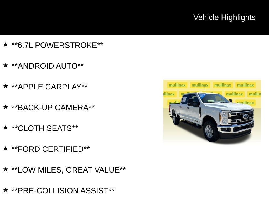 Certified 2025 Ford F250 XLT AWD/4WD image 12