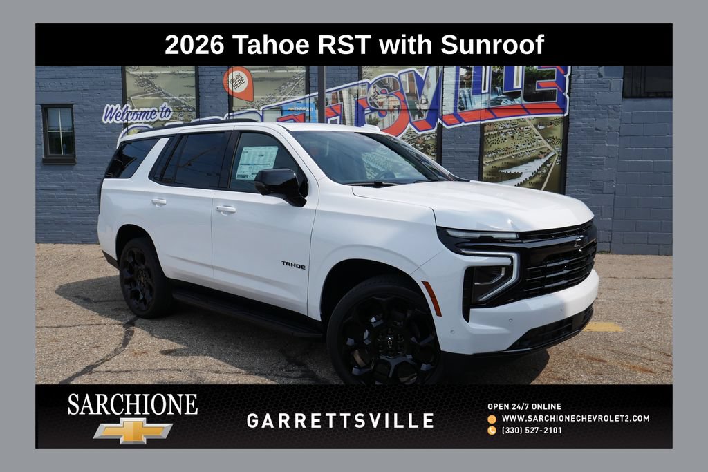New 2026 Chevrolet Tahoe RST AWD/4WD image 1