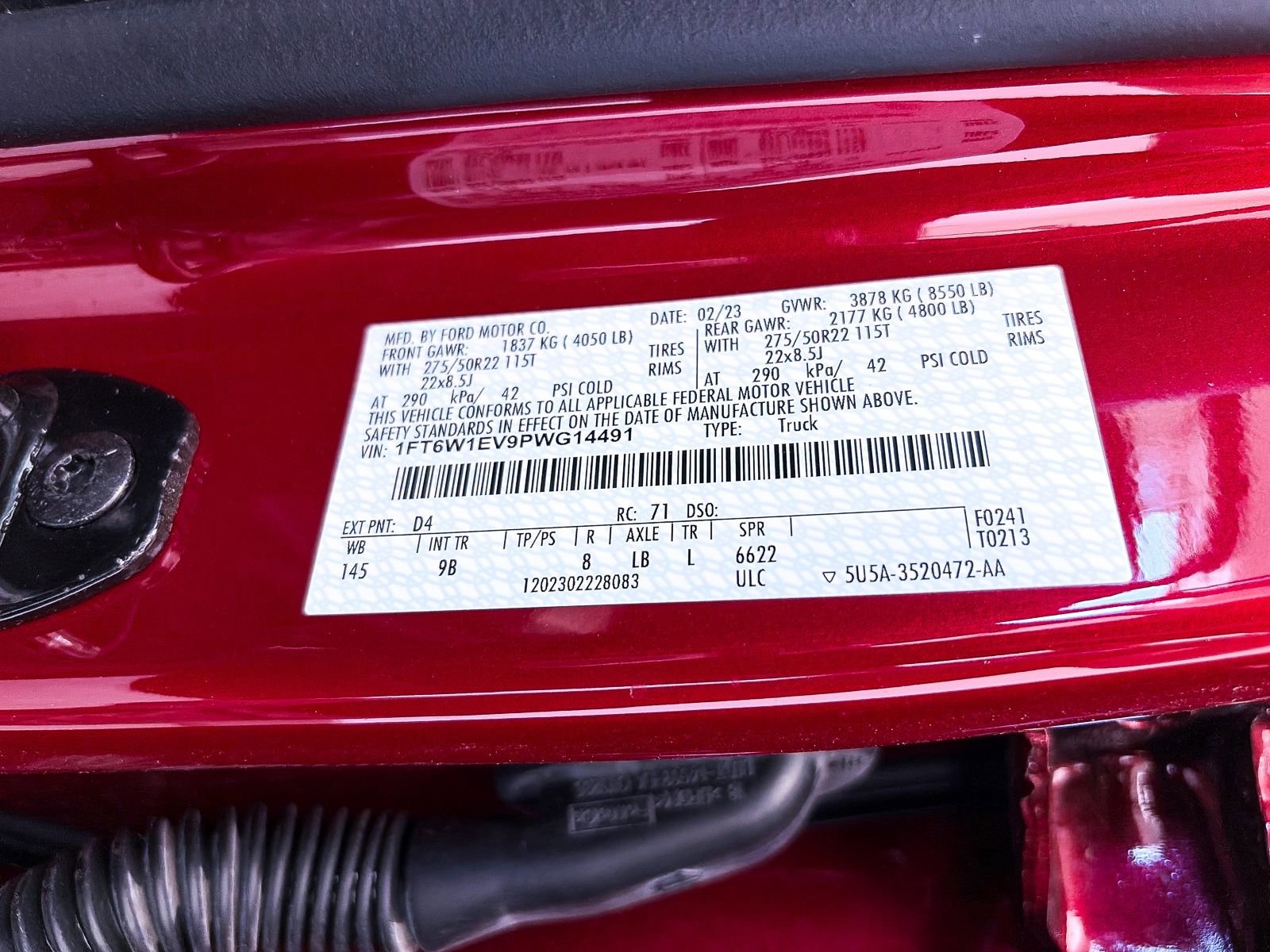 Used 2023 Ford F150 Lightning Platinum image 47