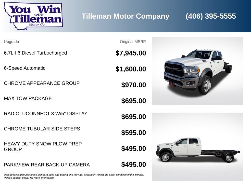 Used 2021 RAM 5500 Tradesman w/ Chrome Appearance Group AWD/4WD image 3