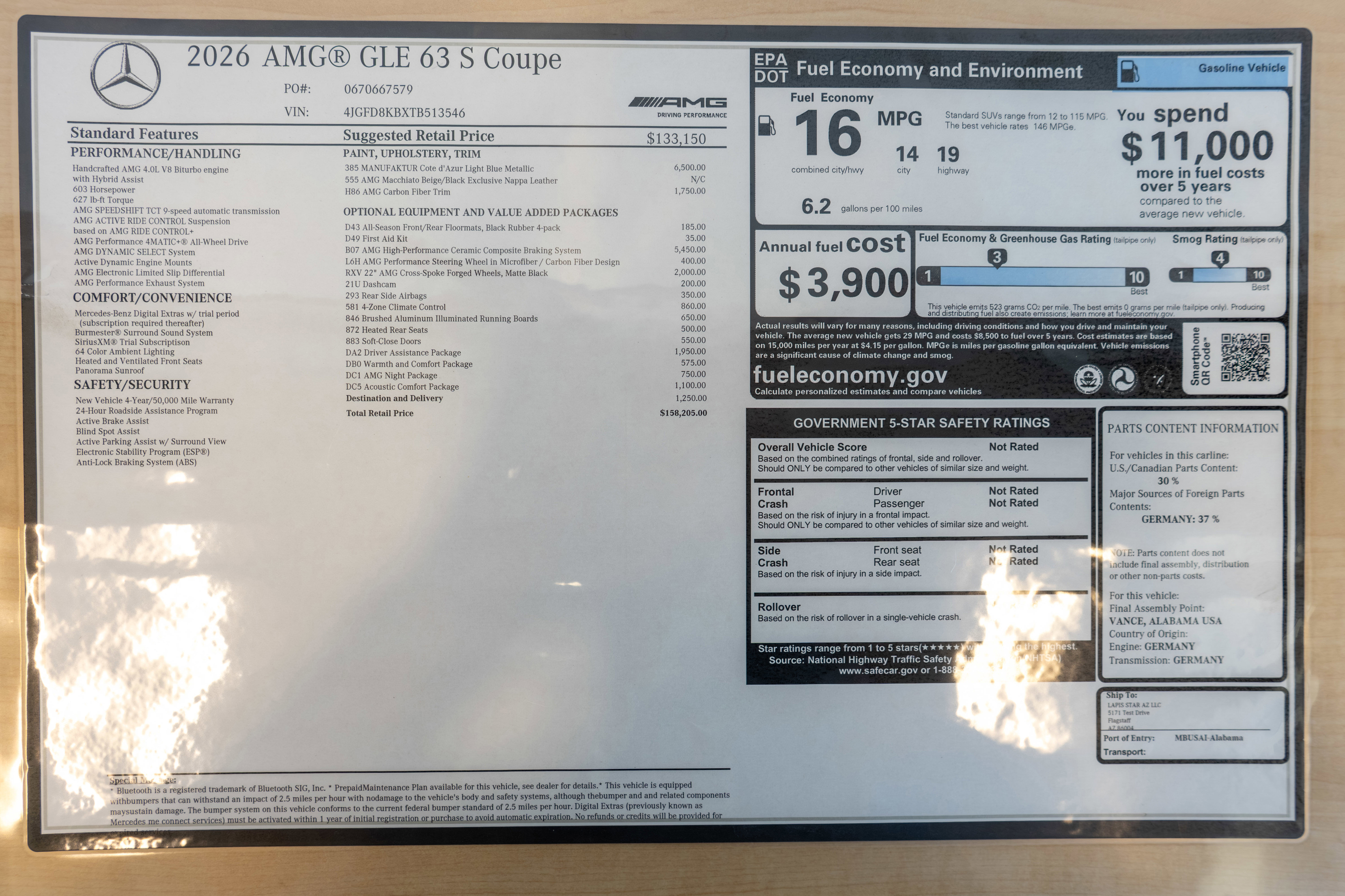 New 2026 Mercedes-Benz GLE 63 AMG S image 35