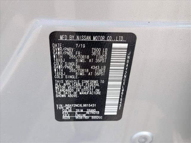 Used 2020 Nissan Armada SV w/ Driver Package AWD/4WD image 15