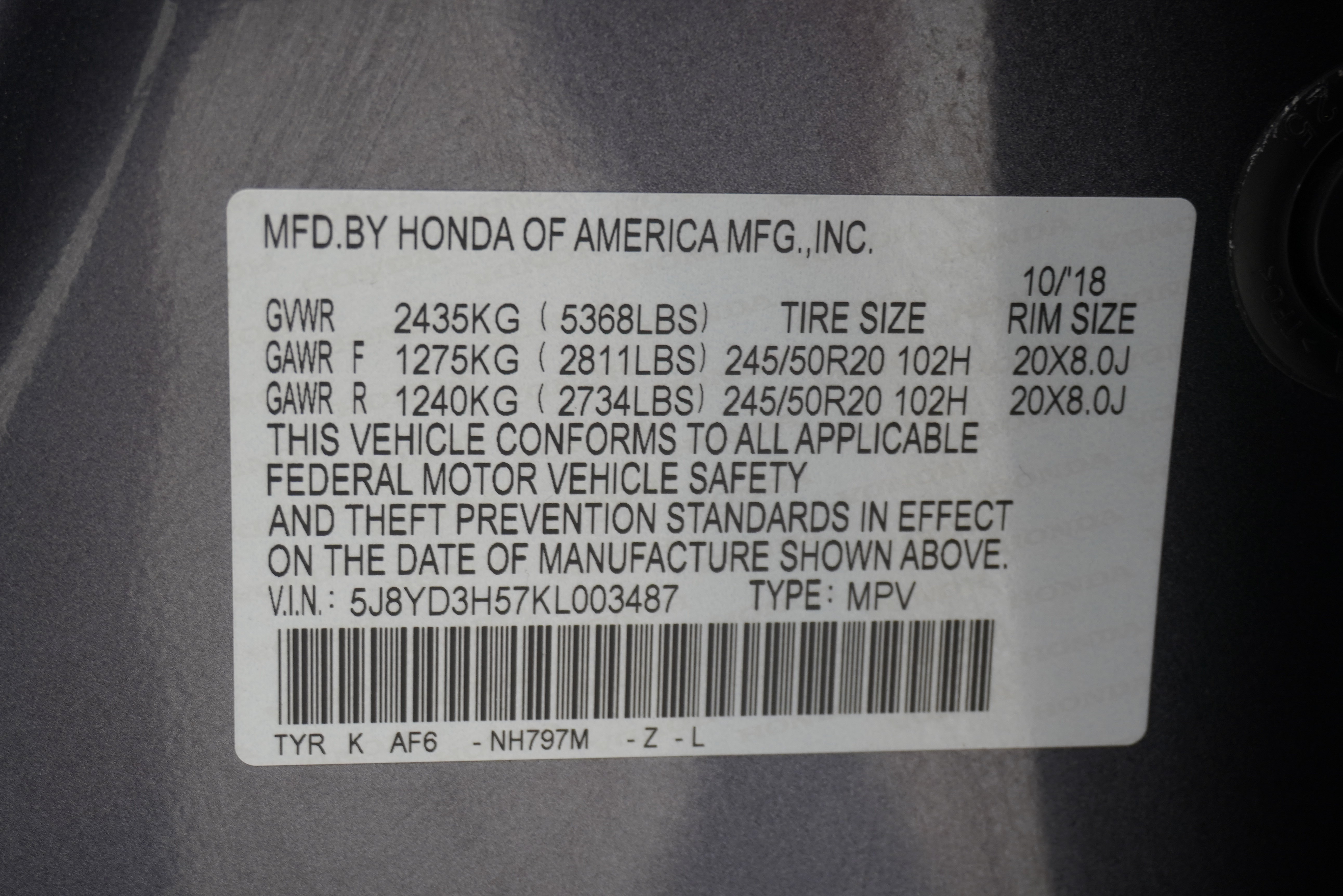 Used 2019 Acura MDX w/ Technology Package FWD image 35