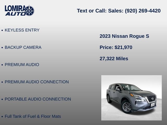 Used 2023 Nissan Rogue S AWD/4WD image 14