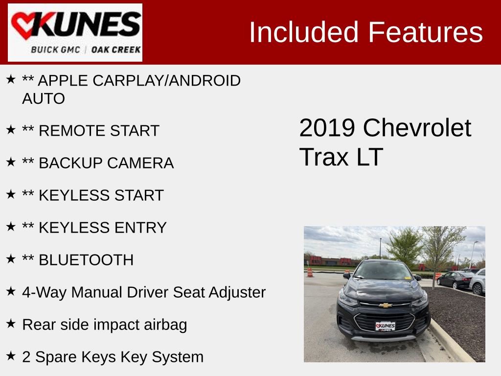 Used 2019 Chevrolet Trax LT w/ LT Convenience Package AWD/4WD image 2
