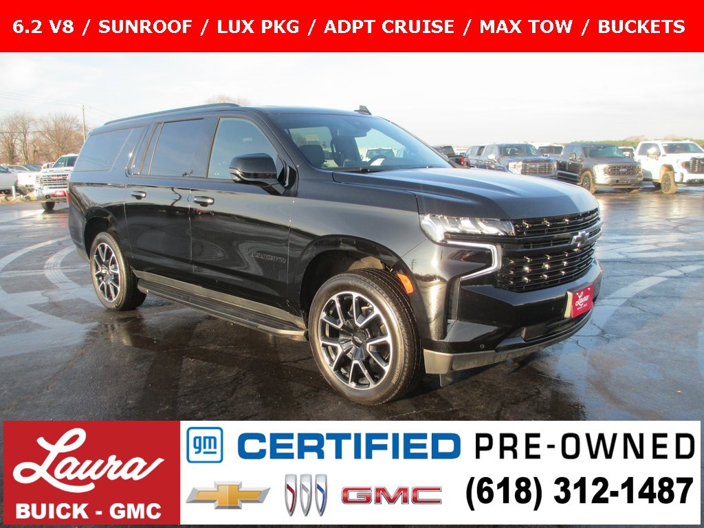 Certified 2024 Chevrolet Suburban RST w/ Sport Performance Package image 1