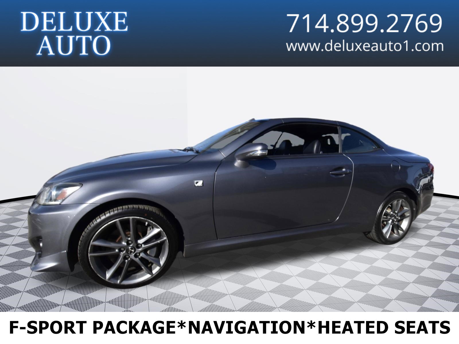 Used 2013 Lexus IS 350C w/ F-Sport Pkg w/Summer Tires RWD image 1