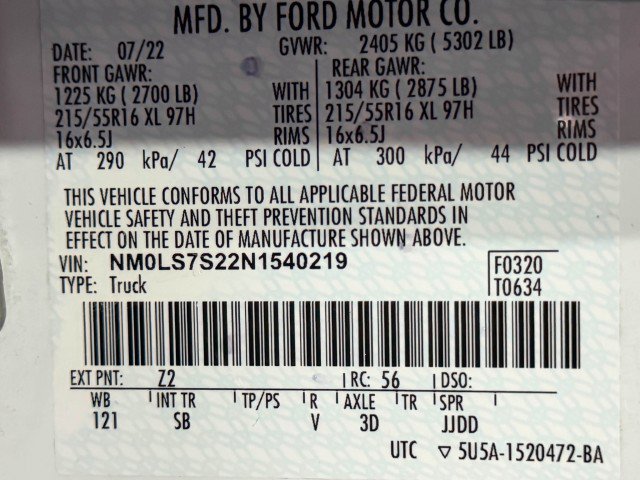 Used 2022 Ford Transit Connect XL w/ Trailer Tow Package image 36