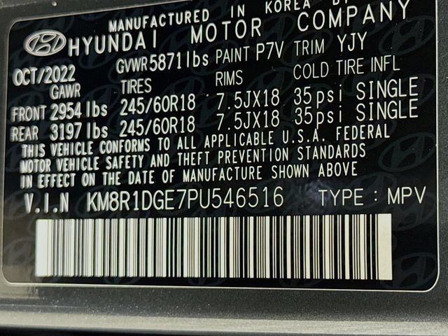 Used 2023 Hyundai Palisade SE w/ Cargo Package AWD/4WD image 16