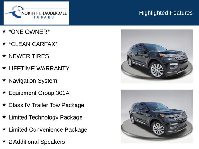 Used 2024 Ford Explorer Limited w/ Limited Technology Package RWD image 7