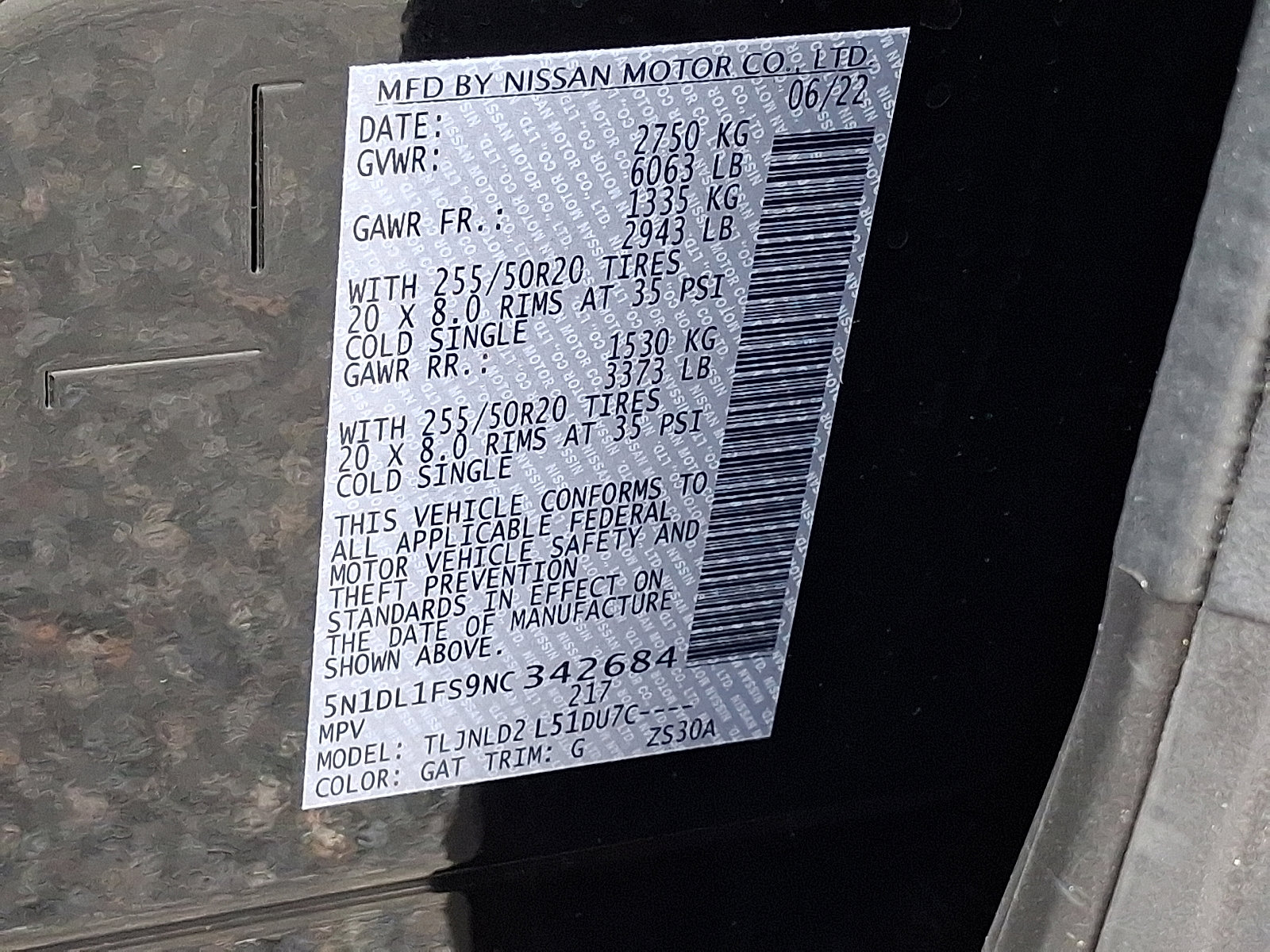 Certified 2022 INFINITI QX60 Luxe w/ Cargo Package image 27