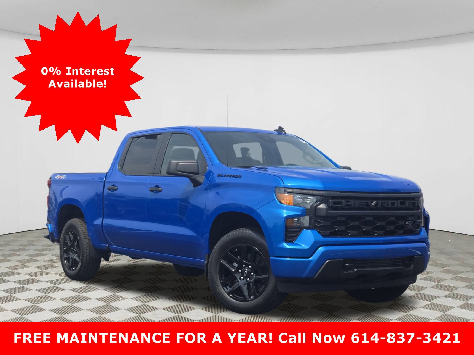 New 2025 Chevrolet Silverado 1500 Custom w/ LPO, Dark Essentials Package