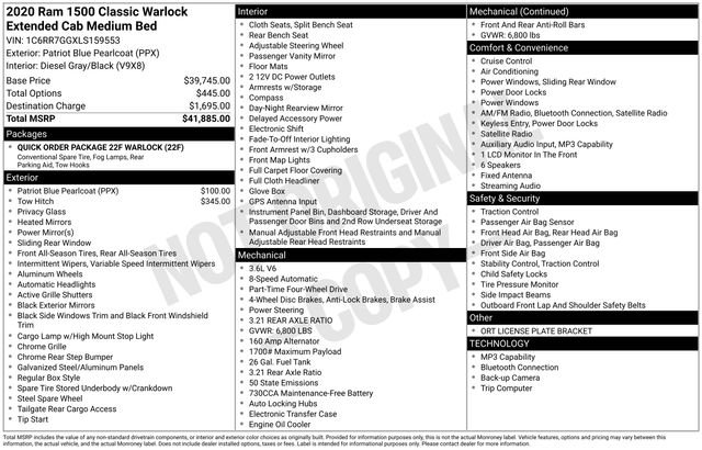 Used 2020 RAM 1500 Classic Warlock image 5