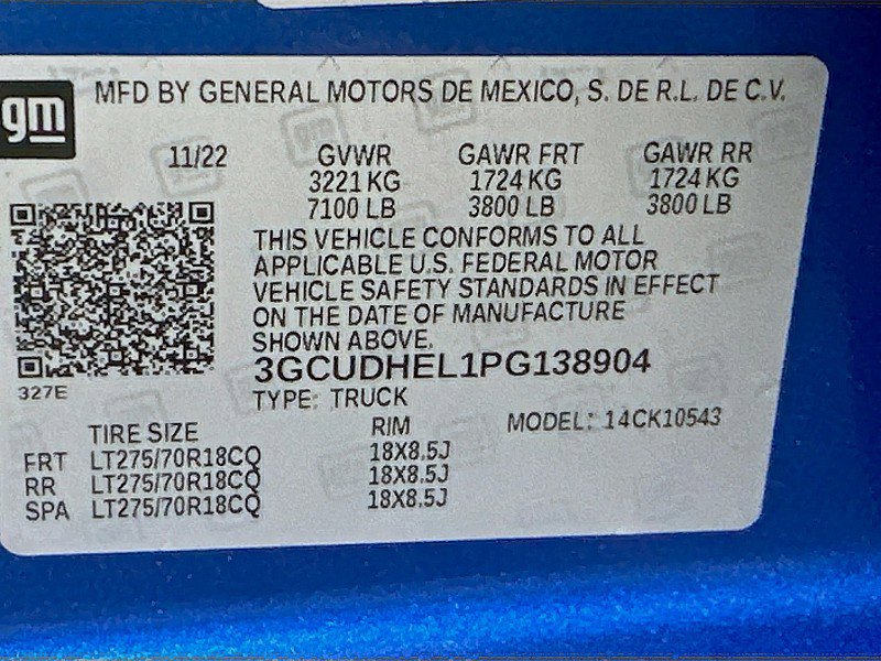 Used 2023 Chevrolet Silverado 1500 ZR2 w/ Technology Package AWD/4WD image 34