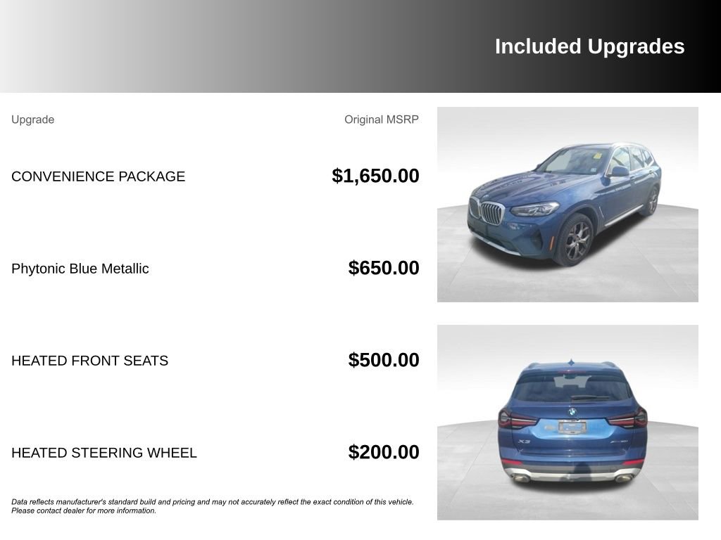 Used 2023 BMW X3 xDrive30i w/ Convenience Package image 6