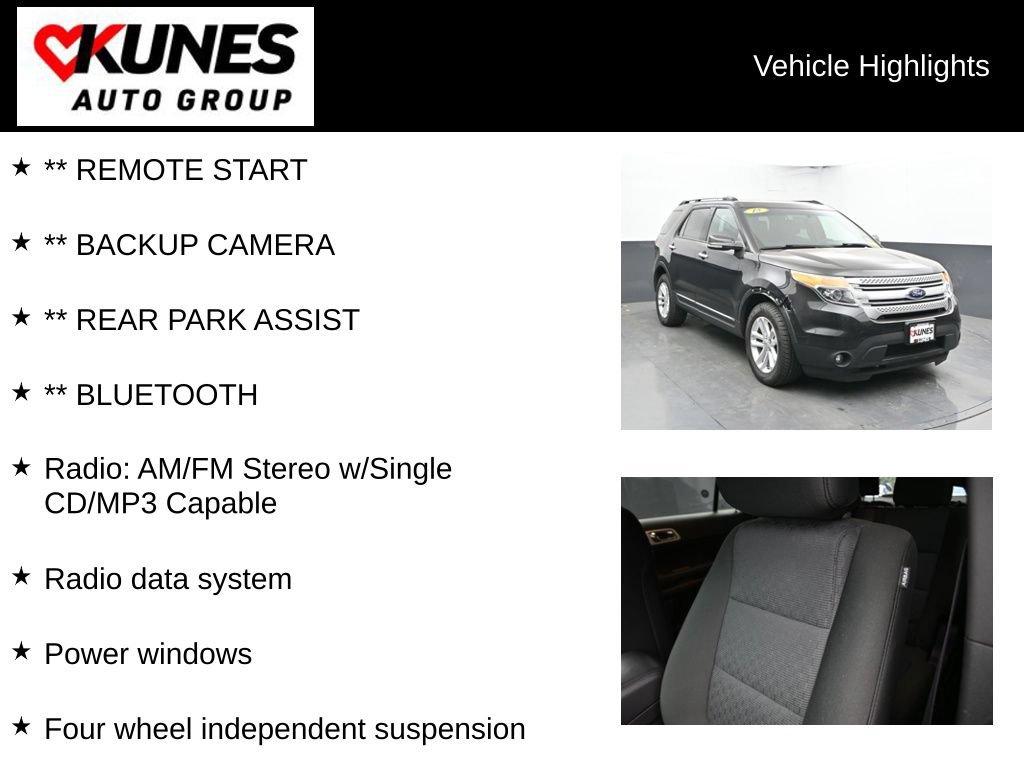 Used 2015 Ford Explorer XLT w/ Equipment Group 201B FWD video 2
