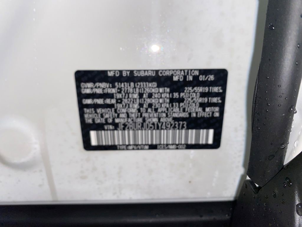 New 2026 Subaru Outback Touring XT image 26