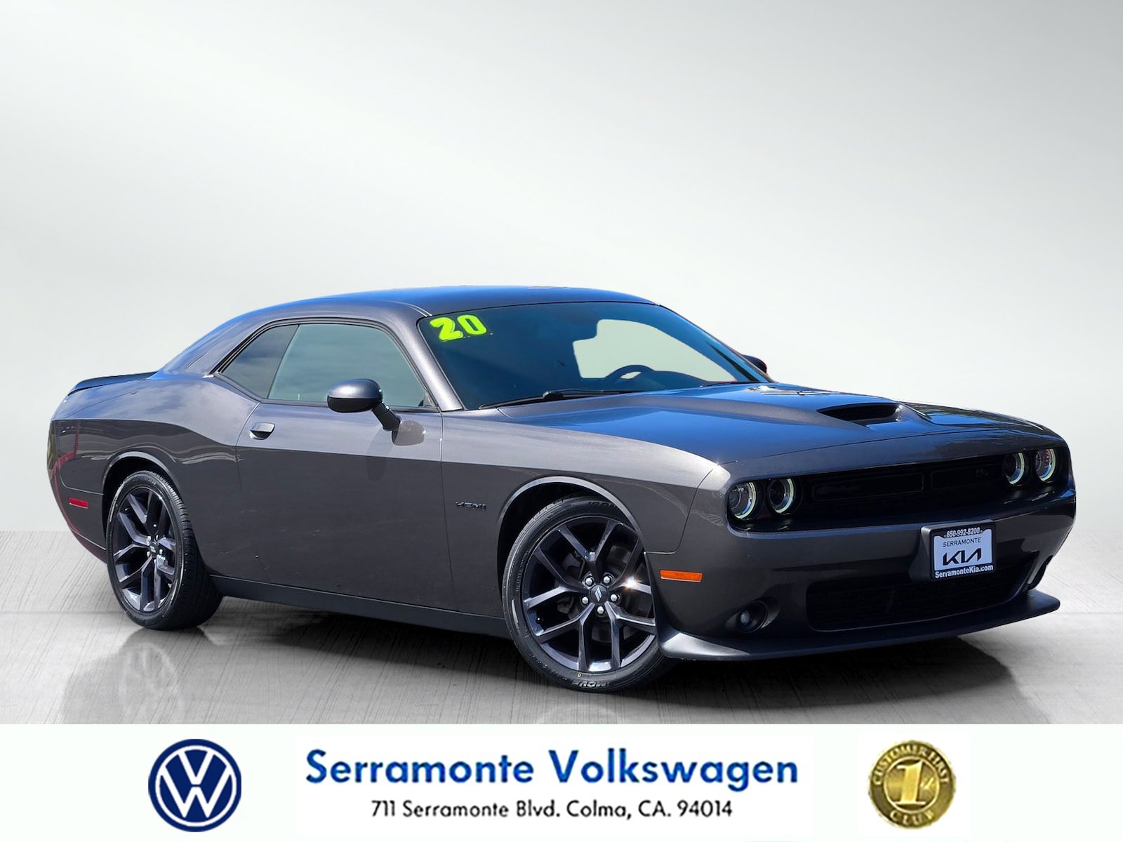 Used 2020 Dodge Challenger R/T w/ Blacktop Package RWD image 1