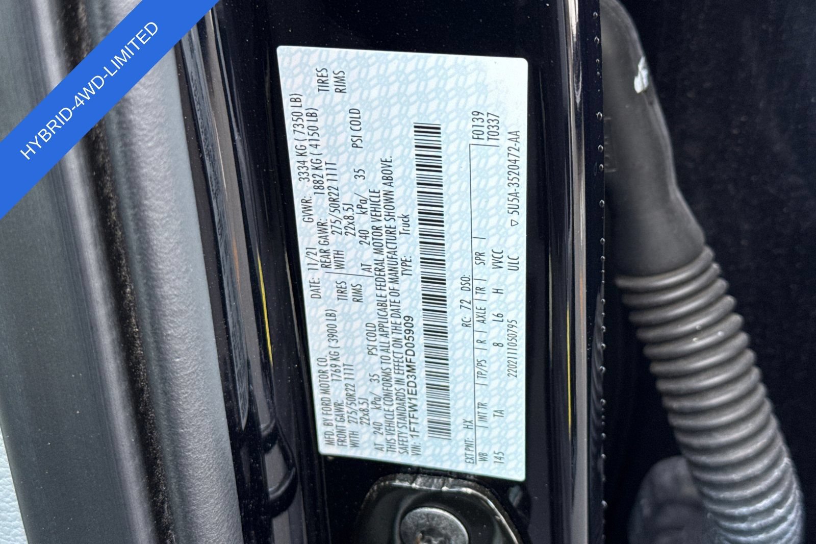 Certified 2021 Ford F150 Limited AWD/4WD image 29
