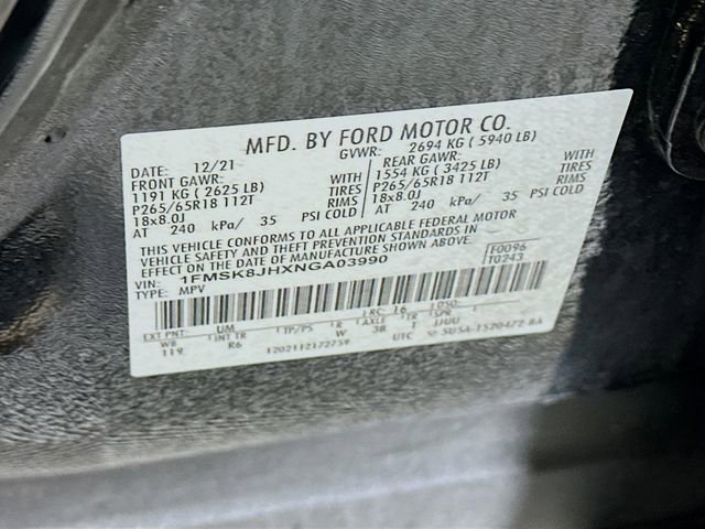 Used 2022 Ford Explorer Timberline AWD/4WD image 33