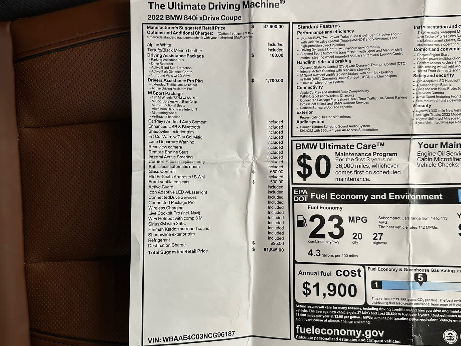 Used 2022 BMW 840i xDrive Coupe image 35