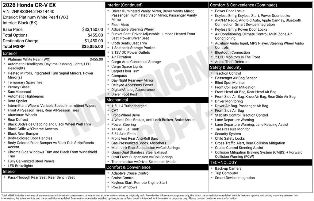 Used 2026 Honda CR-V EX image 38