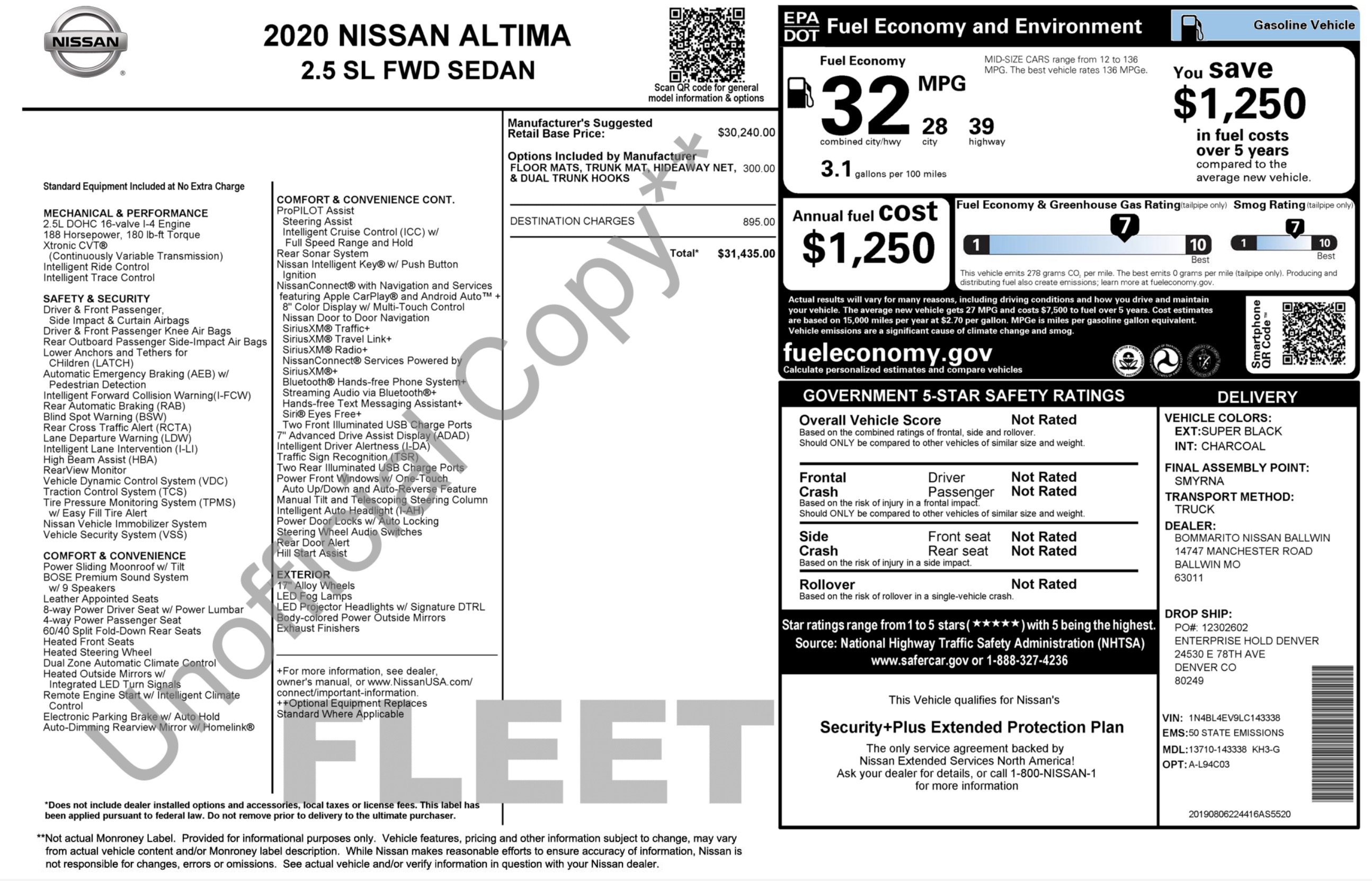 Used 2020 Nissan Altima 2.5 SL FWD image 2