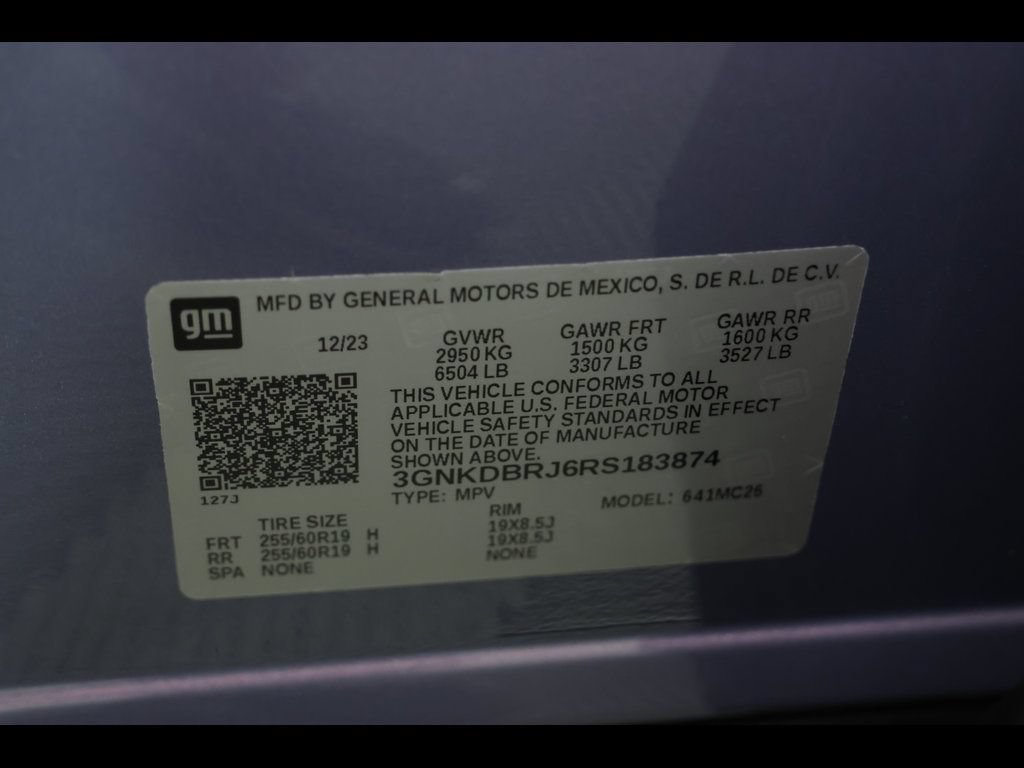 Certified 2024 Chevrolet Blazer EV LT AWD/4WD image 34