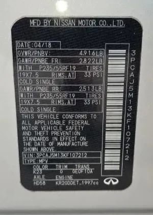 Used 2019 INFINITI QX50 Luxe w/ Cargo Package image 56