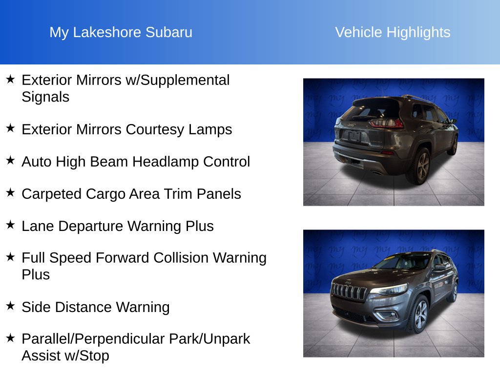 Used 2019 Jeep Cherokee Limited w/ Luxury Group AWD/4WD image 15