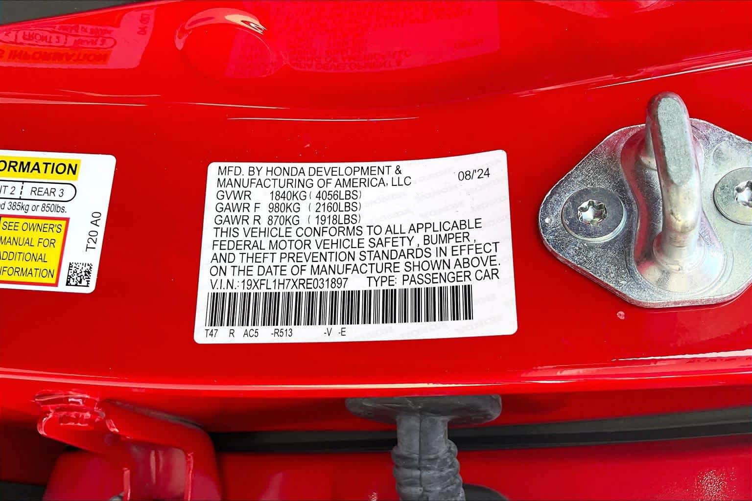 Used 2024 Honda Civic EX-L image 33