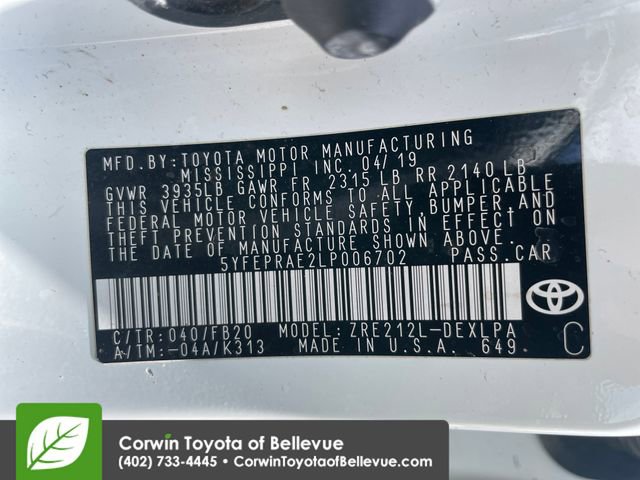 Used 2020 Toyota Corolla LE FWD image 23