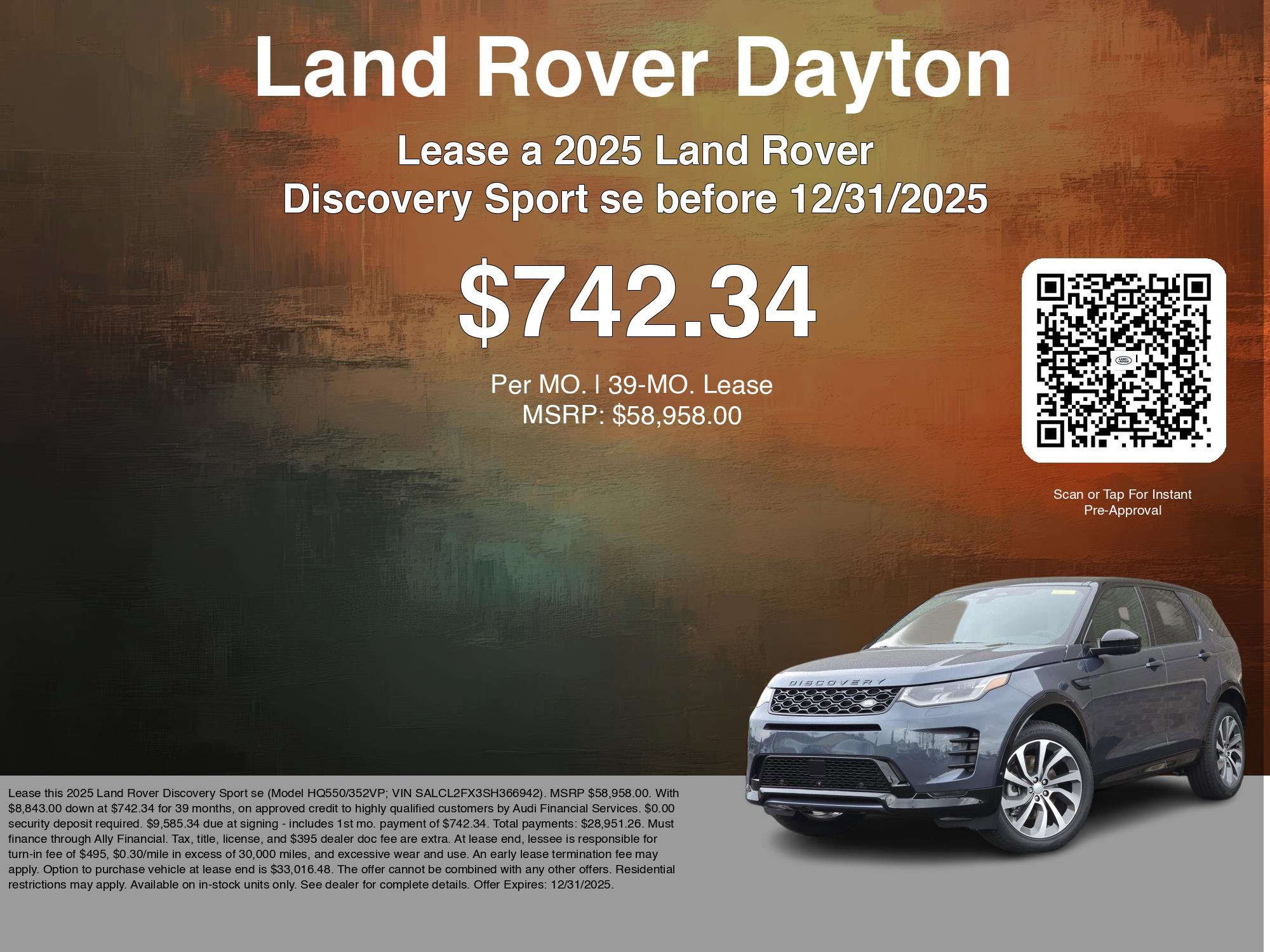 New 2025 Land Rover Discovery Sport Dynamic SE image 3