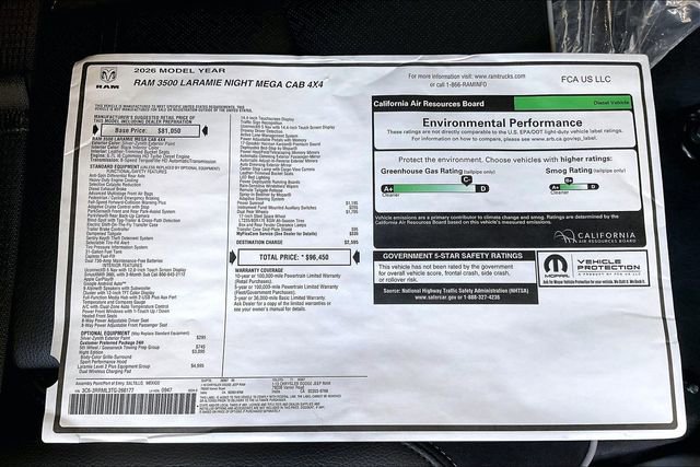 New 2026 RAM 3500 Laramie AWD/4WD image 15