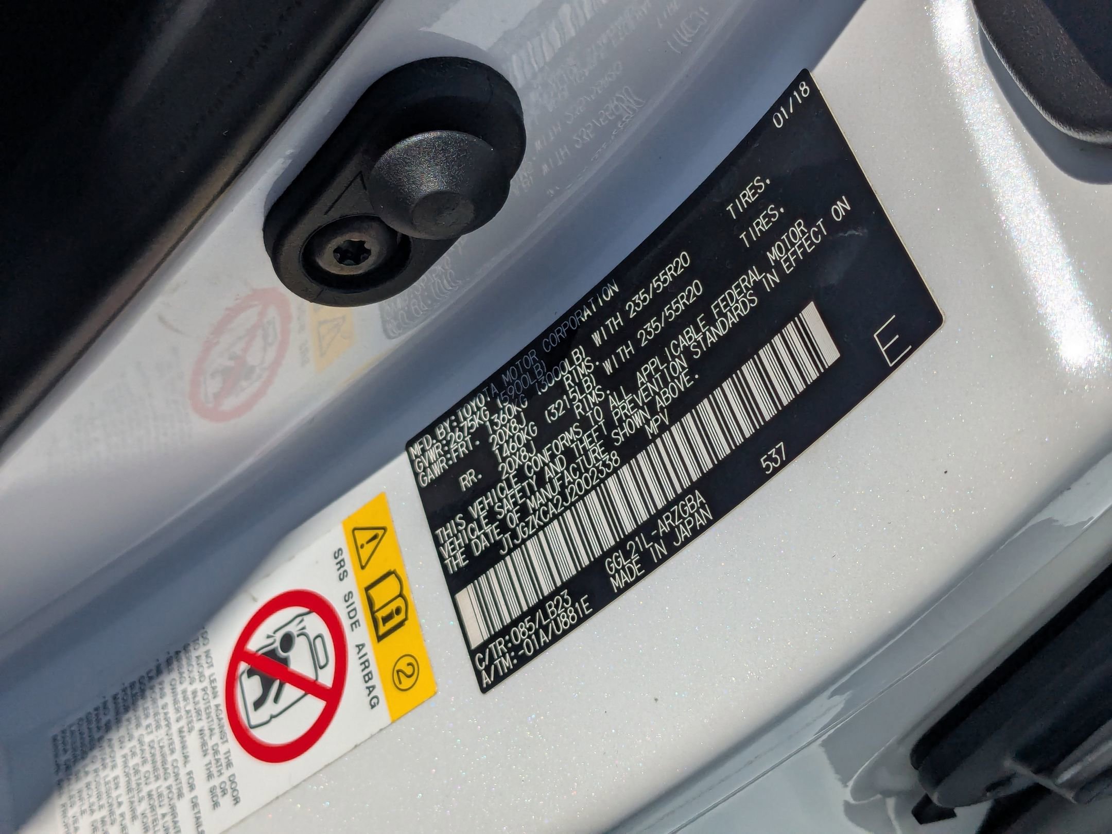 Used 2018 Lexus RX 350L FWD w/ Premium Package image 34