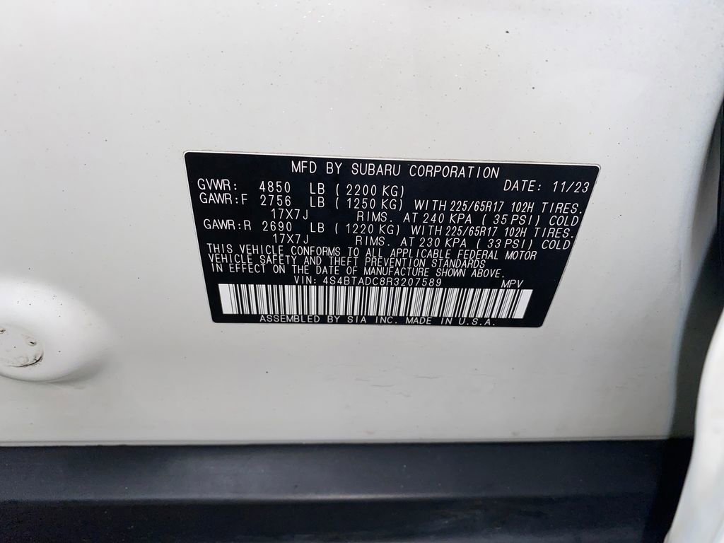 Certified 2024 Subaru Outback Premium AWD/4WD image 30