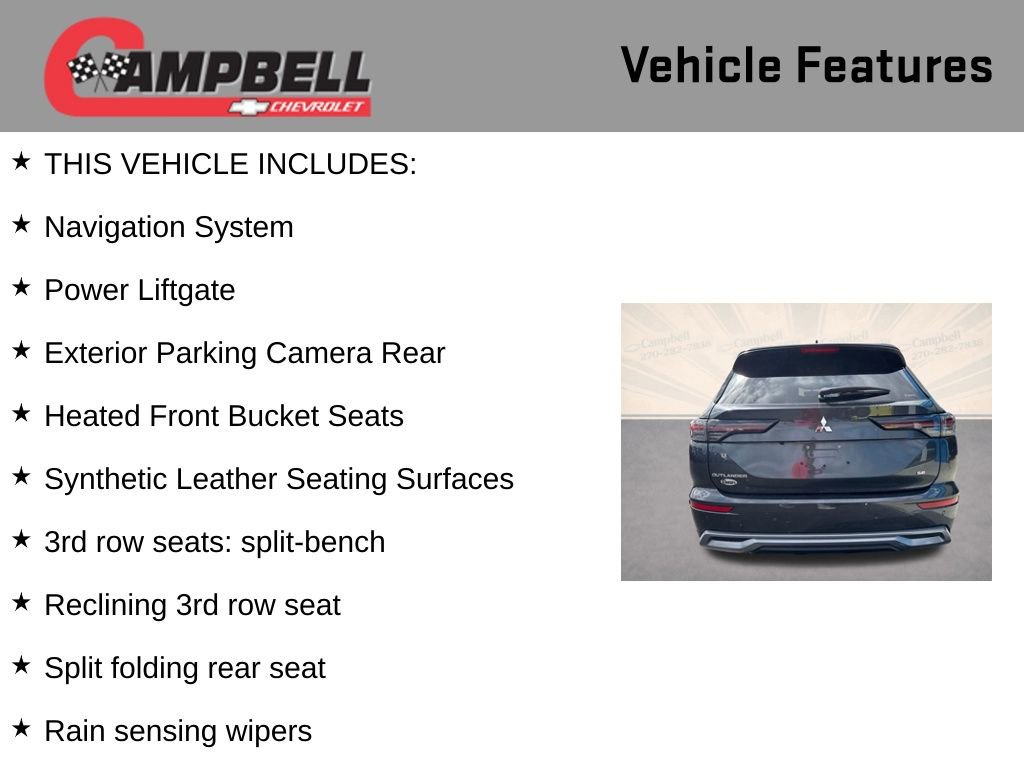 Used 2025 Mitsubishi Outlander SE image 5