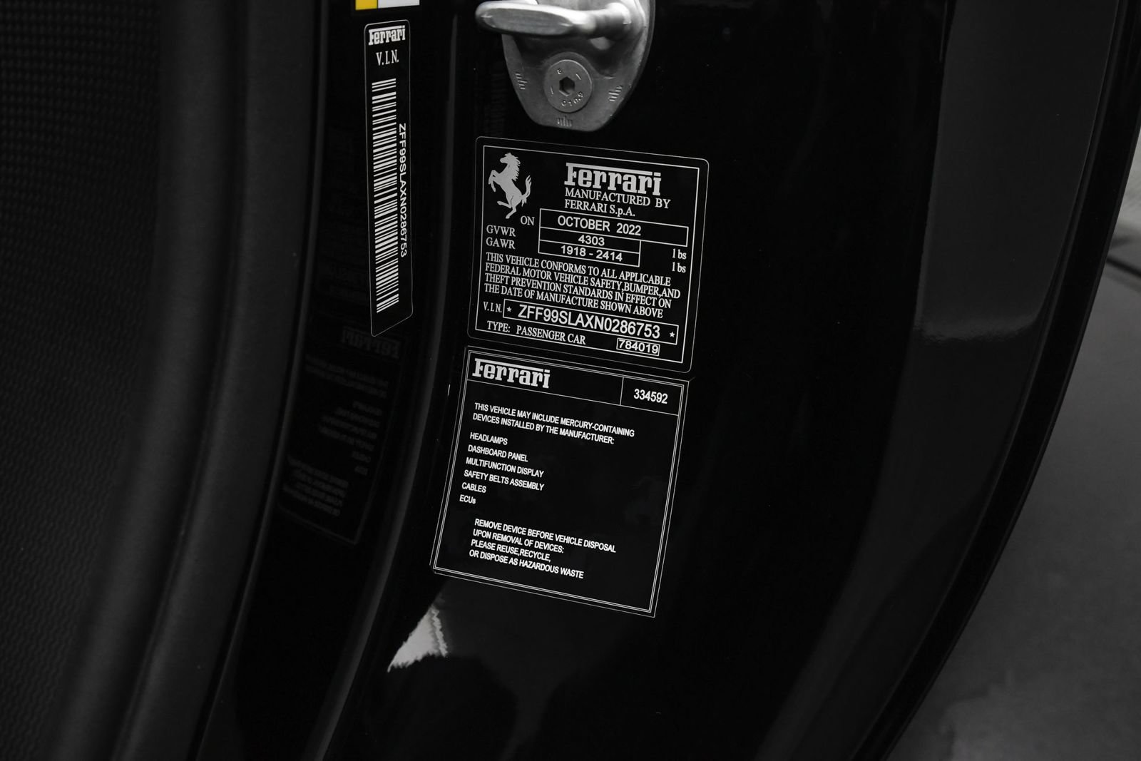 Used 2022 Ferrari 296 GTB RWD image 63