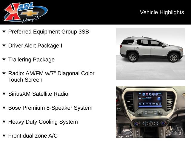 Certified 2017 GMC Acadia SLE w/ Driver Alert Package I AWD/4WD image 2