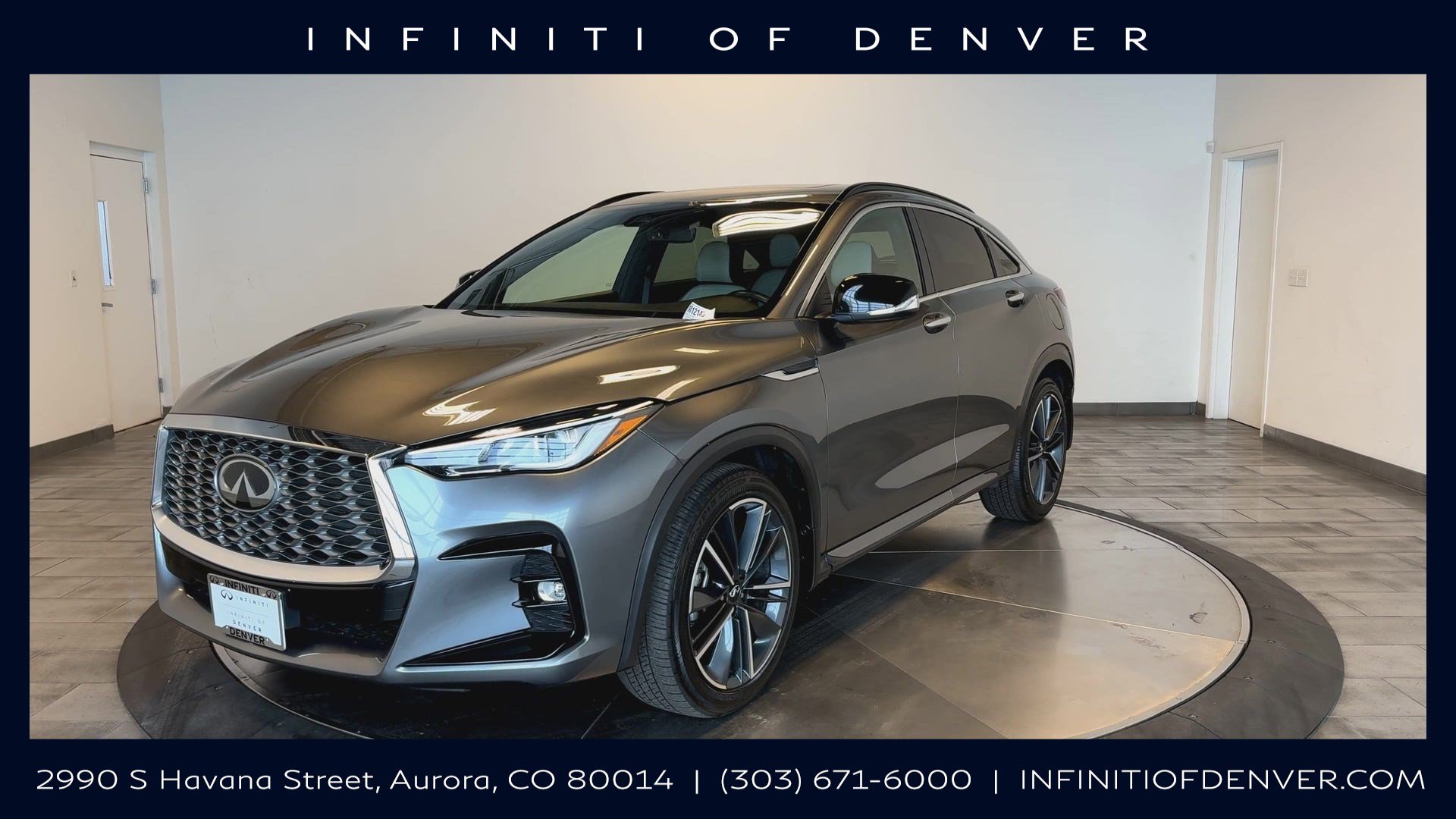 Certified 2025 INFINITI QX55 Luxe w/ Cargo Package