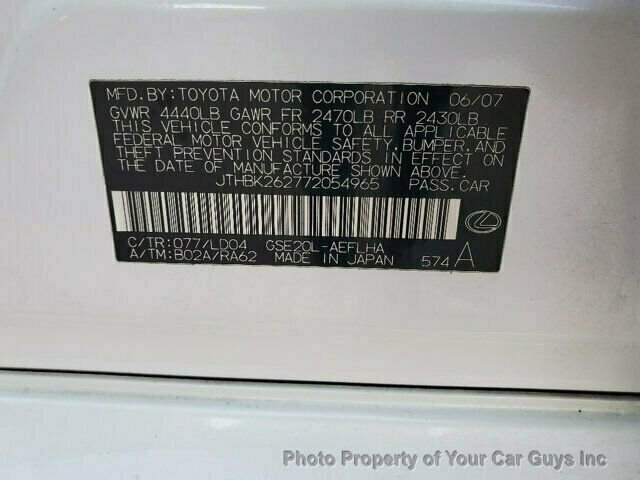 Used 2007 Lexus IS 250 image 28