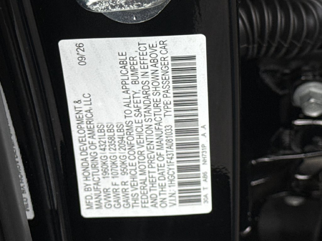 New 2026 Honda Accord SE image 27