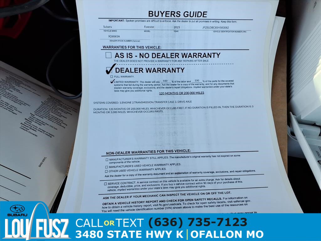 Certified 2025 Subaru Forester Premium image 35