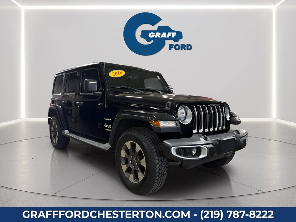 Used 2018 Jeep Wrangler Unlimited Sahara AWD/4WD image 4