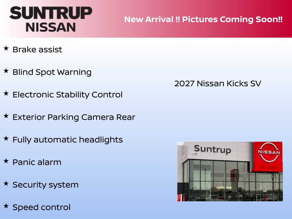 Certified 2027 Nissan Kicks SV FWD image 5