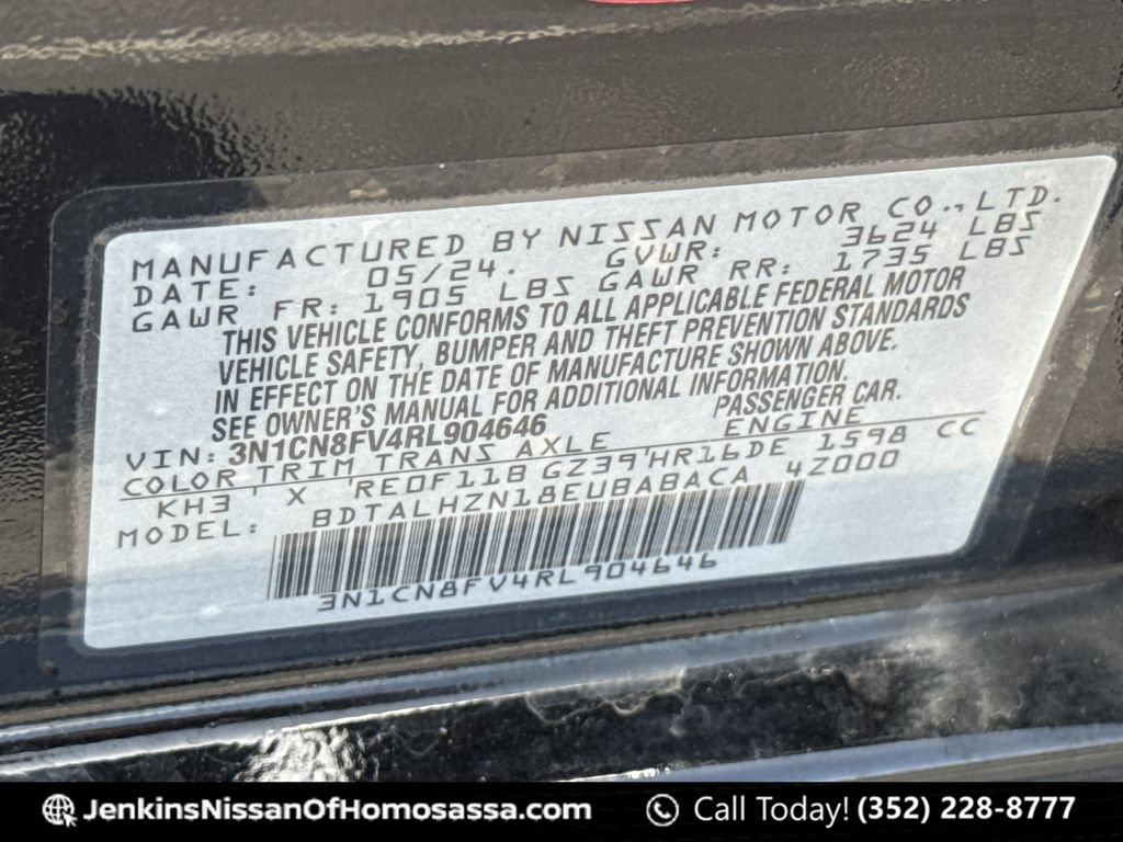Certified 2024 Nissan Versa SR FWD image 47