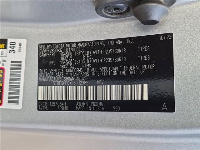Used 2024 Toyota Sienna Platinum AWD/4WD image 13