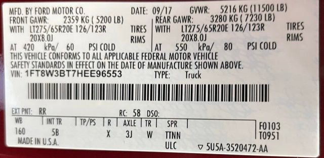 Used 2017 Ford F350 Lariat w/ Chrome Package AWD/4WD image 60