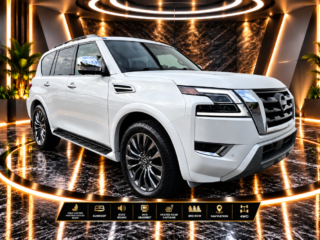 Used 2023 Nissan Armada Platinum w/ Captain's Chairs Package